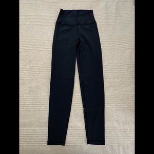 NWOT Black Ribbed High Waisted Leggings